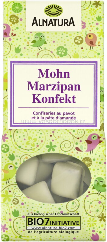 Alnatura Mohn Marzipan Konfekt, 100g