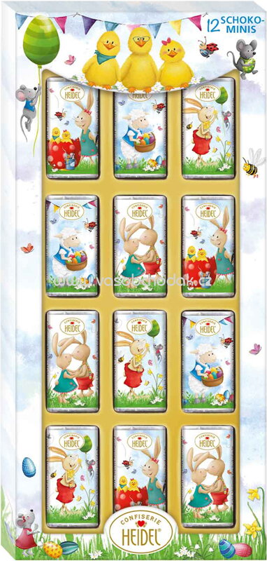 Heidel Ostergrüße Choco-Minis, 12 St, 36g