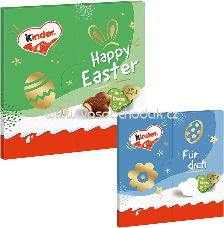 Kinder & Love Mini Herzen Ostern, 107g