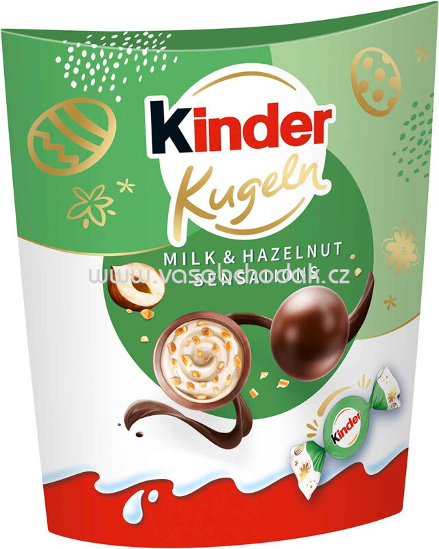 Kinder Kugeln Milk & Hazelnut Sensations, 90g