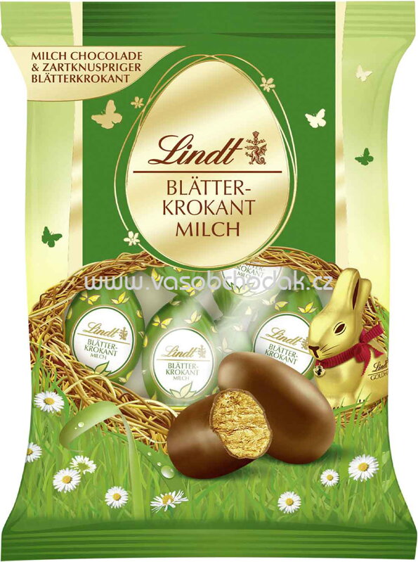 Lindt Blätterkrokant-Eier, 85g