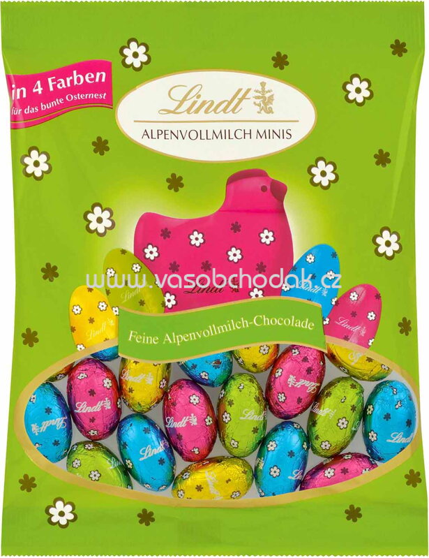 Lindt Deko-Edition Alpenvollmilch-Mini Eier, 180g
