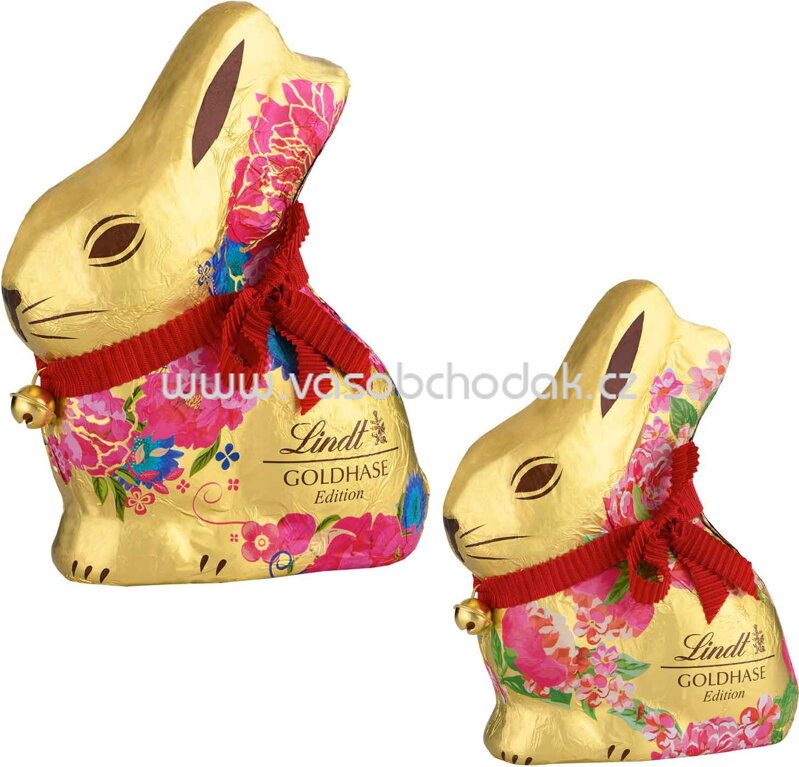 Lindt Blumen Edition Goldhase, 100g