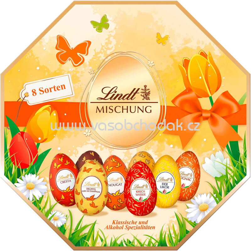 Lindt Klassische Spezialitäten-Eier Mischung Kassette, 288g