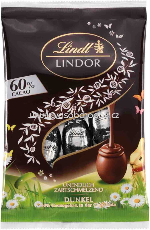Lindt Lindor Eier Dark 60% Cacao, 90g