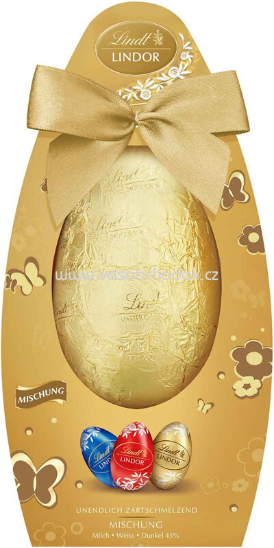 Lindt Lindor Mischung Präsent-Ei, 303g
