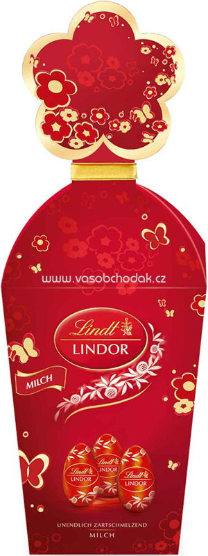 Lindt Lindor Mini Eier Milch im Köcher, 150g