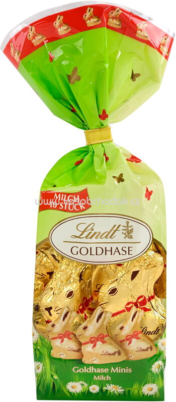 Lindt Mini-Goldhasen, Milch, 10 St, 105g