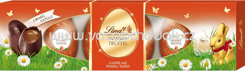 Lindt Whisky Trüffel-Eier, 6 St, 108g