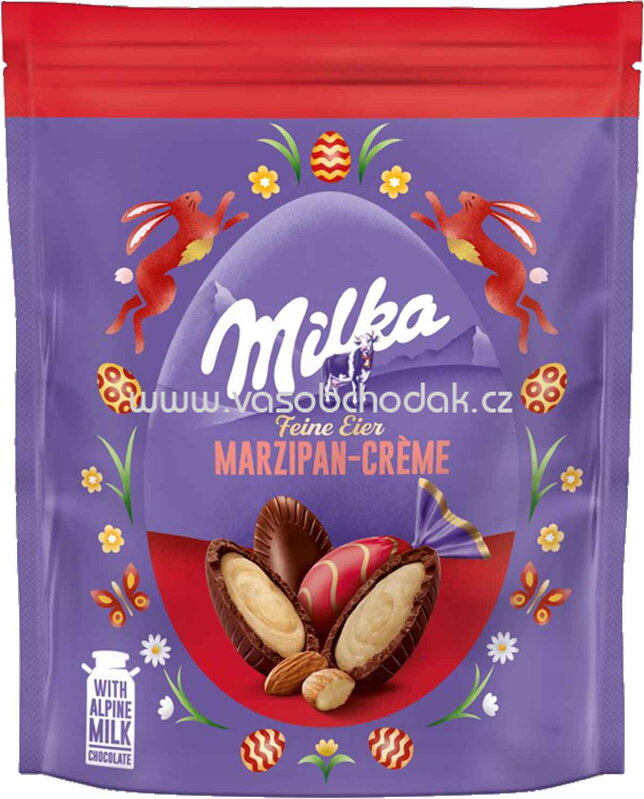 Milka Feine Eier Marzipan, 90g