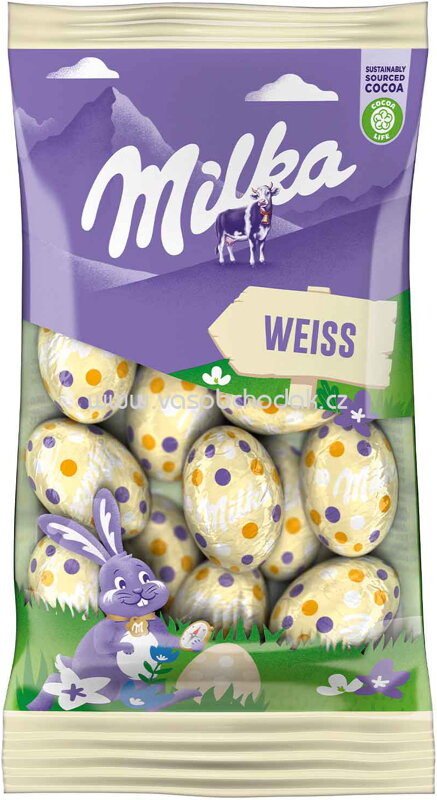 Milka Ostereier Weiß, 100g