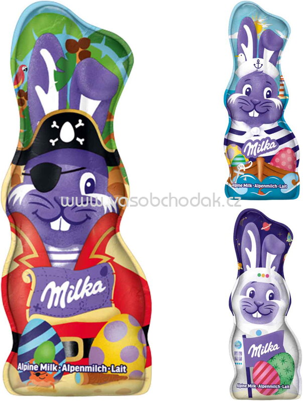 Milka Schmunzelhase Alpenmilch Design Edition, 45g