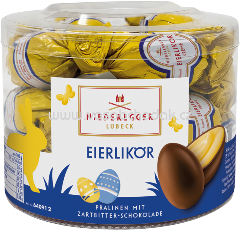 Niederegger Eierlikör Eier im Köcher, 32 St, 400g