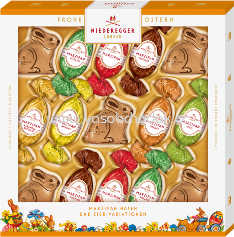 Niederegger Marzipan Eier Variationen und Hasen, 187g