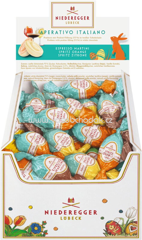 Niederegger Aperitivo Italiano-Eier 95x12,5g, 1187,5g