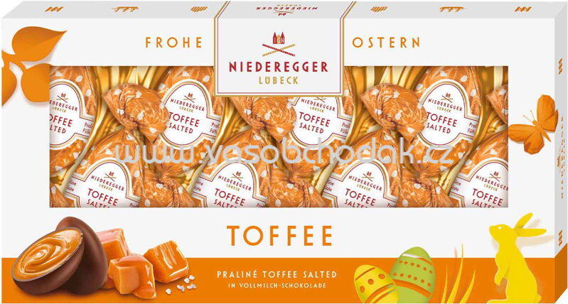 Niederegger Gefüllte Ostereier Toffee Salted, 100g