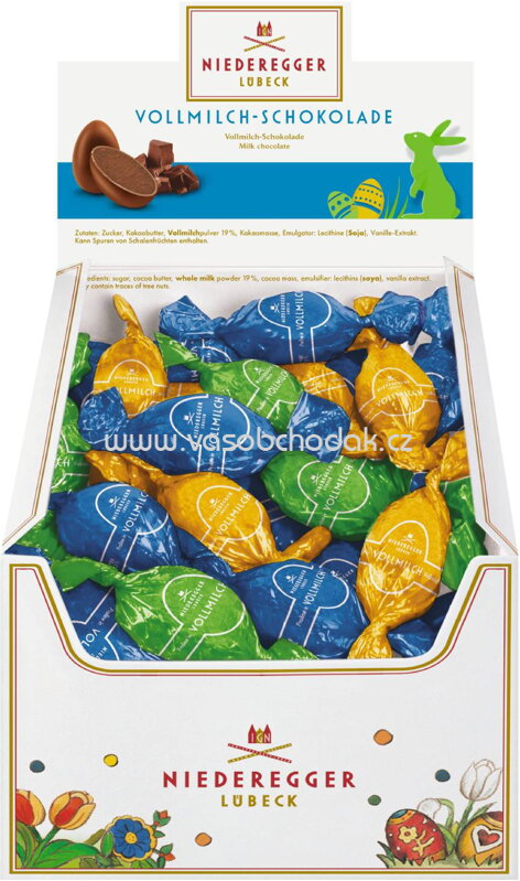 Niederegger Vollmilch Schokolade-Eier 95x12,5g, 1187,5g