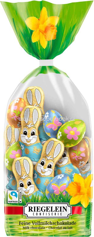 Riegelein Oster-Mischbeutel Häschen & Eier, 212,5g