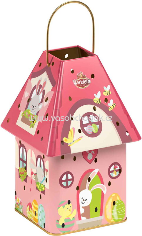 Wicklein Oster-Allerlei glasiert Osterhasen-Häuschen, 200g