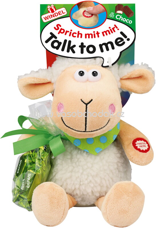 Windel Sprechende Plüschfigur Schaf, 40g