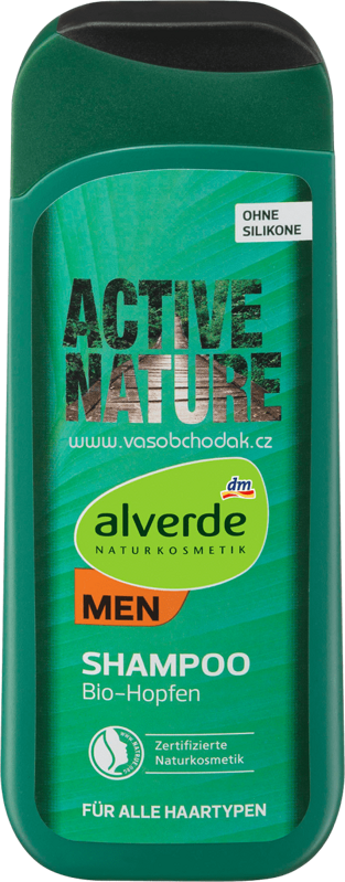 Alverde MEN Shampoo Active Nature, 200 ml Alverde MEN Shampoo Active Nature, 200 ml