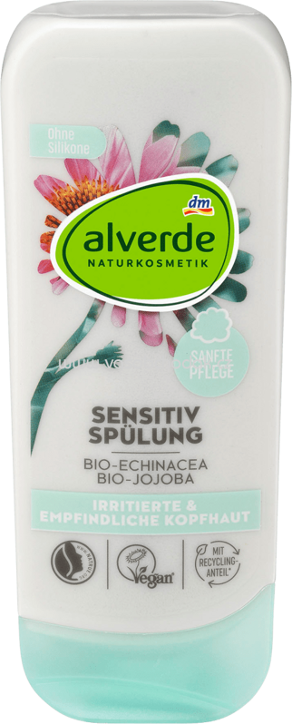 Alverde NATURKOSMETIK Spülung Sensitiv Bio-Echinacea, Bio-Jojoba, 200 ml Alverde NATURKOSMETIK Spülung Sensitiv Bio-Echinacea, Bio-Jojoba, 200 ml