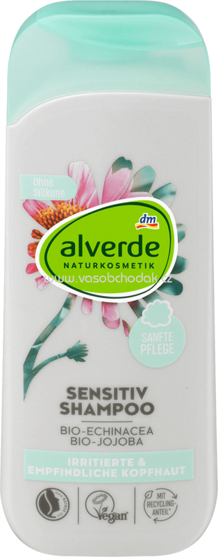 Alverde NATURKOSMETIK Shampoo Sensitiv Bio-Echinacea, Bio-Jojoba, 200 ml Alverde NATURKOSMETIK Shampoo Sensitiv Bio-Echinacea, Bio-Jojoba, 200 ml
