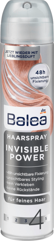 Balea Haarspray Invisible Power, 300 ml Balea Haarspray Invisible Power, 300 ml