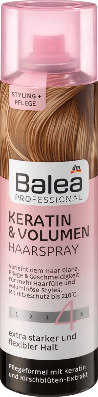 Balea Professional Haarspray Keratin & Volumen, 250 ml Balea Professional Haarspray Keratin & Volumen, 250 ml