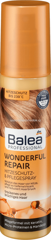Balea Professional Hitzeschutz- und Pflegespray Wonderful Repair, 150 ml