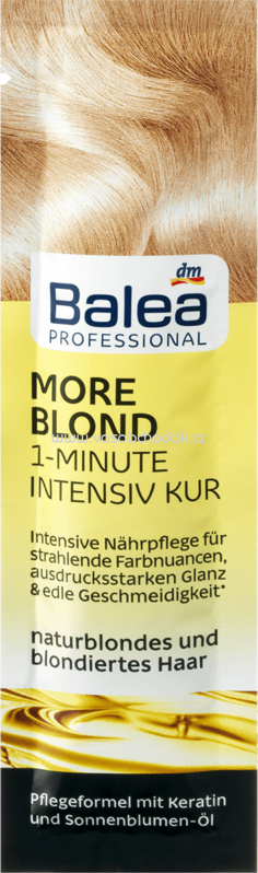 Balea Professional Intensiv Kur More Blond, 20 ml Balea Professional Intensiv Kur More Blond, 20 ml