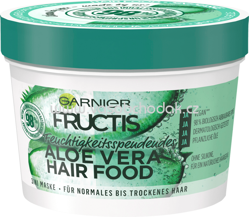 GARNIER Fructis Maske ALOE VERA HAIR FOOD, 390 ml GARNIER Fructis Maske ALOE VERA HAIR FOOD, 390 ml