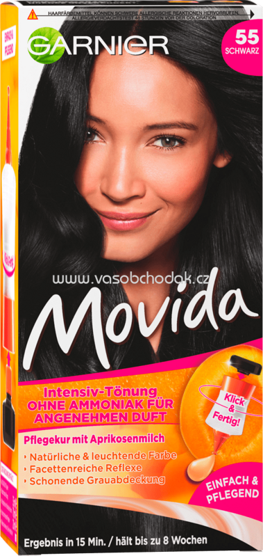 GARNIER Movida Haartönung Schwarz 55, 1 St GARNIER Movida Haartönung Schwarz 55, 1 St