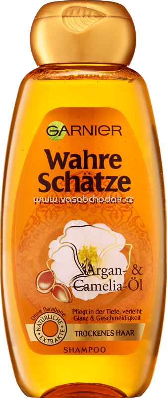 GARNIER Wahre Schätze Shampoo Argan & Camelia Öl, 300 ml GARNIER Wahre Schätze Shampoo Argan & Camelia Öl, 300 ml