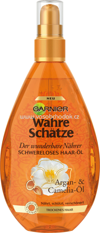 GARNIER Wahre Schätze Haaröl Argan- & Camelia-Öl, 150 ml