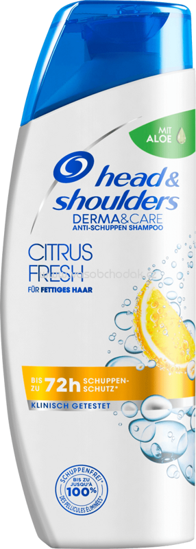 head&shoulders Shampoo Anti-Schuppen Citrus Fresh, 300 ml