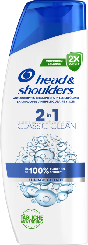 head&shoulders Shampoo Anti-Schuppen 2in1 Classic Clean, 250 ml head&shoulders Shampoo Anti-Schuppen 2in1 Classic Clean, 250 ml