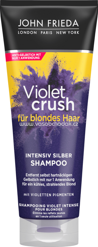 John Frieda Shampoo Violet crush für blondes Haar, 250 ml John Frieda Shampoo Violet crush für blondes Haar, 250 ml