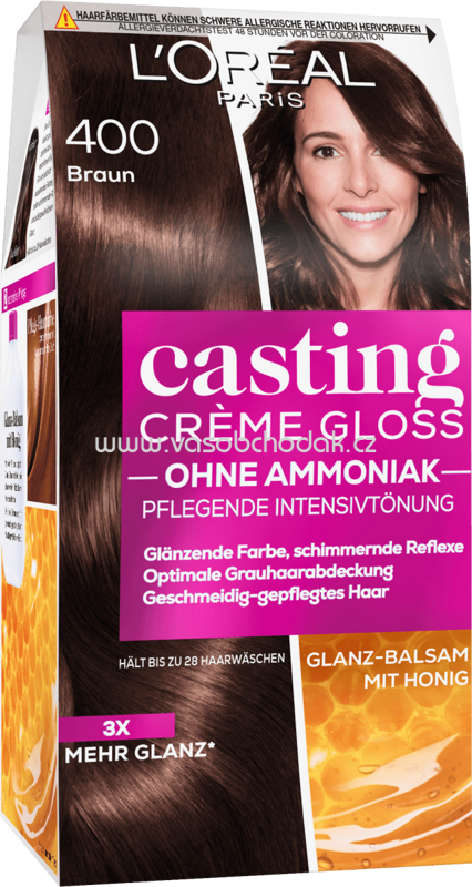L'ORÉAL Paris Casting Creme Gloss Haarfarbe Intensivtönung Braun 400, 1 St