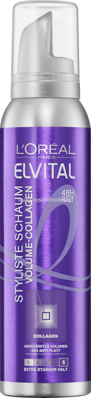 L'ORÉAL Paris Elvital Schaumfestiger Styliste Volume-Collagen, 150 ml