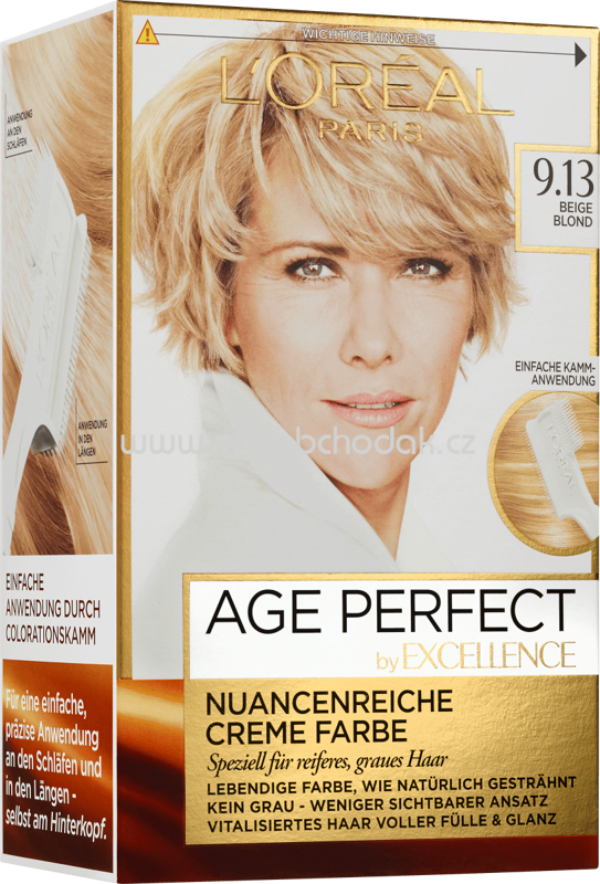 L'ORÉAL Paris Age Perfect Haarfarbe Beige Blond 9.13, 1 St L'ORÉAL Paris Age Perfect Haarfarbe Beige Blond 9.13, 1 St