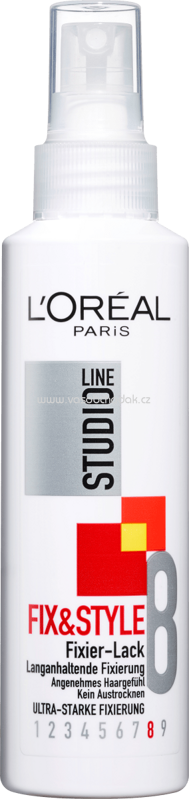 L'ORÉAL Paris Studio Line Haarlack Fixierlack Fix & Style Ultra-Stark, 150 ml