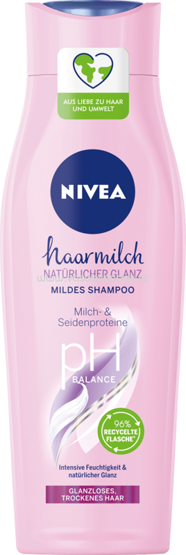 NIVEA Shampoo Haarmilch Natürlicher Glanz, 250 ml
