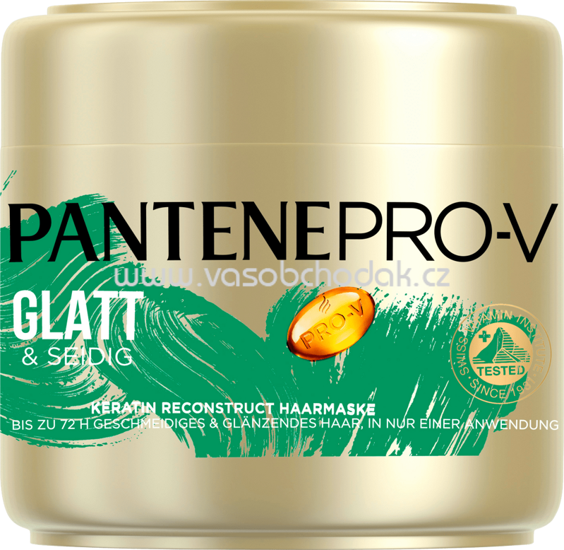 PANTENE PRO-V Haarkur Glatt & Seidig Intensiv-Maske, 300 ml