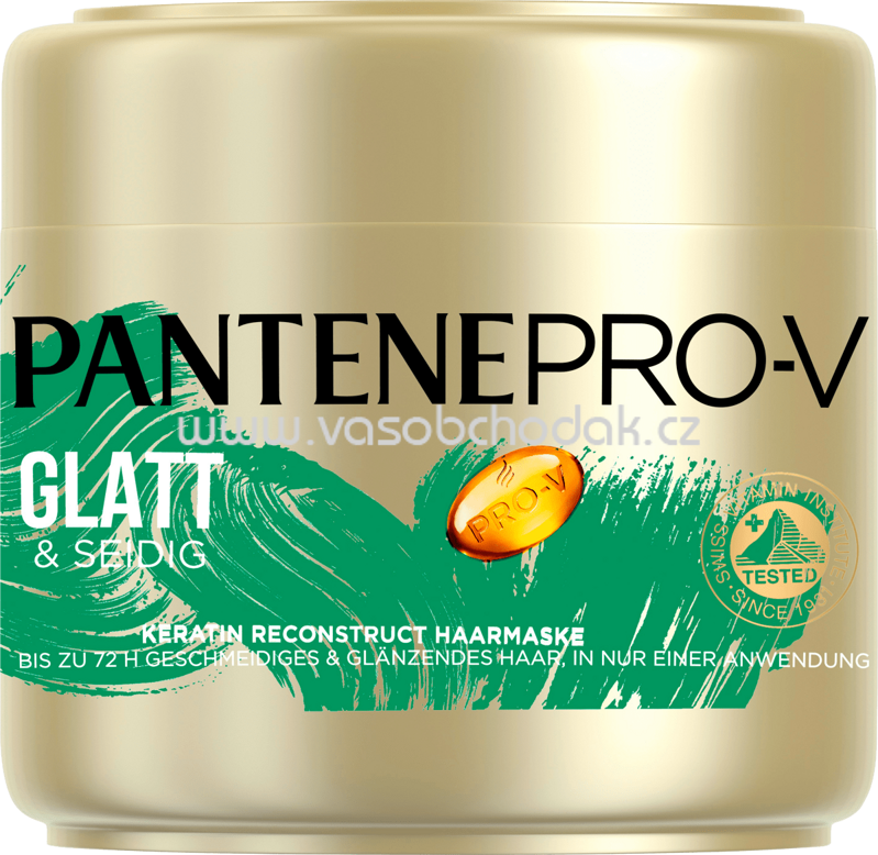 PANTENE PRO-V Haarkur Glatt & Seidig Intensiv-Maske, 300 ml PANTENE PRO-V Haarkur Glatt & Seidig Intensiv-Maske, 300 ml