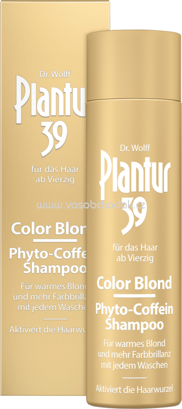 Plantur 39 Shampoo Phyto-Coffein Color Blond, 250 ml