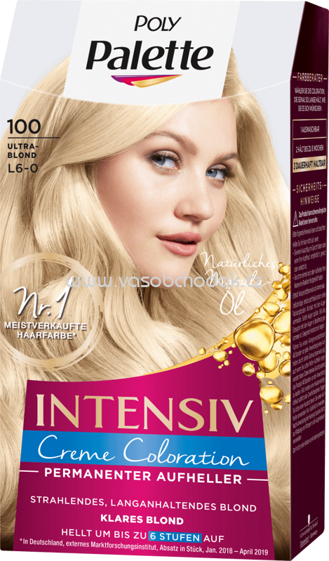 Poly Palette Intensiv Haarfarbe Aufheller Ultra Blond 100, 1 St Poly Palette Intensiv Haarfarbe Aufheller Ultra Blond 100, 1 St