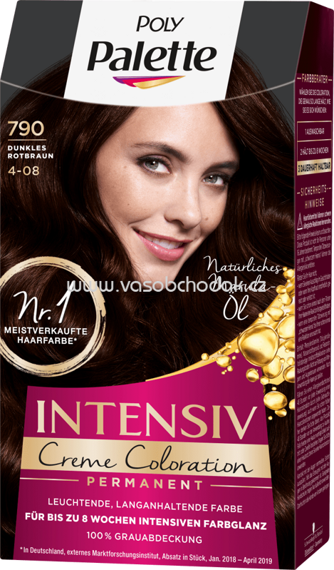 Poly Palette Intensiv Haarfarbe Dunkles Rotbraun 790, 1 St Poly Palette Intensiv Haarfarbe Dunkles Rotbraun 790, 1 St