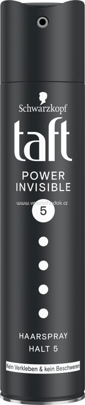 Schwarzkopf 3 Wetter taft Haarspray POWER INVISIBLE, Kein Verkleben & kein Beschweren, 250 ml