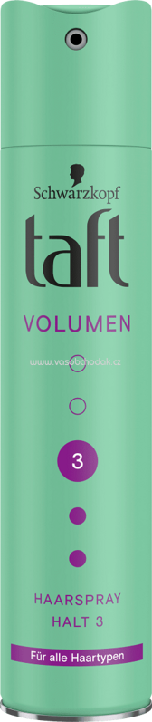 Schwarzkopf 3 Wetter taft Haarspray VOLUMEN, für alle Haartypen, 250 ml